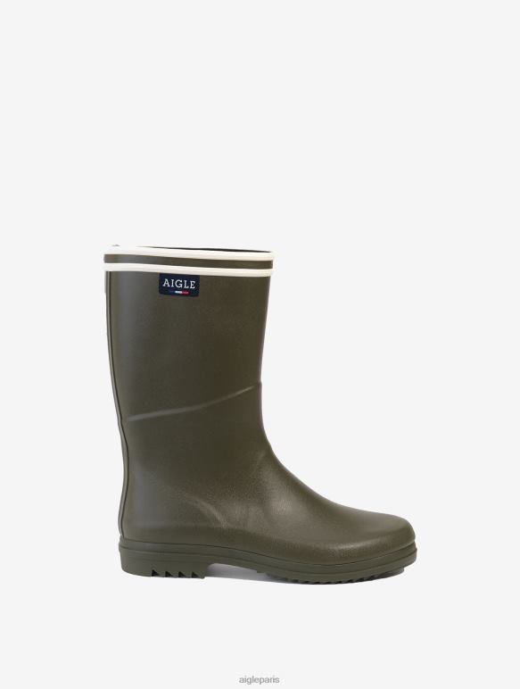 femmes kaki Aigle bottes de pluie à sol cranté fabriquées en france bottes 2F486661 femmes kaki Aigle bottes de pluie à sol cranté fabriquées en france bottes 2F486661