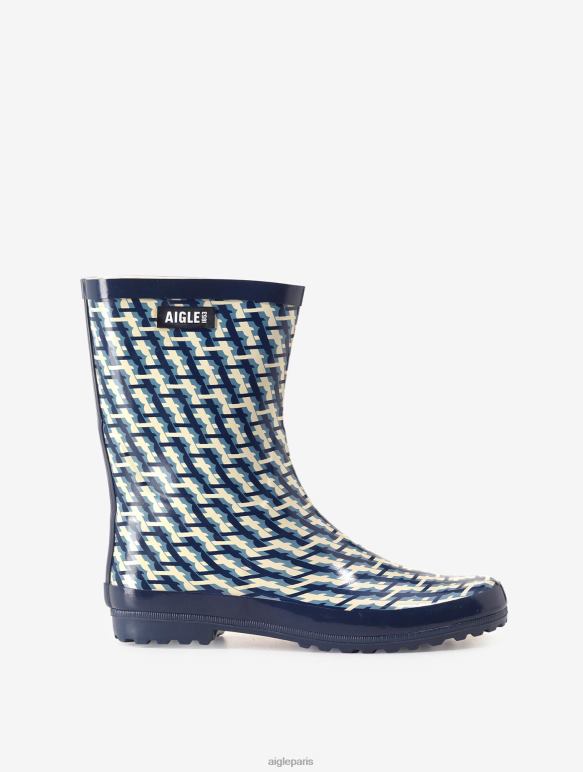 femmes monogramme Aigle botte de pluie imprimée à la cheville bottes 2F486629 femmes monogramme Aigle botte de pluie imprimée à la cheville bottes 2F486629