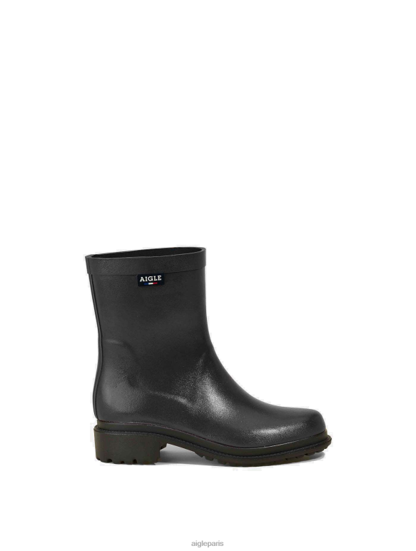 femmes noir Aigle botte de pluie urbaine à la cheville fabriquée en france bottes 2F486511 femmes noir Aigle botte de pluie urbaine à la cheville fabriquée en france bottes 2F486511