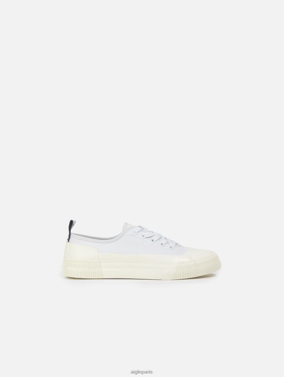 femmes blanc Aigle la sneaker éco-responsable en toile et caoutchouc chaussures 2F486638 femmes blanc Aigle la sneaker éco-responsable en toile et caoutchouc chaussures 2F486638