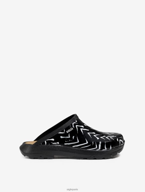 femmes chevron Aigle version imprimée du sabot authentique chaussures 2F486634 femmes chevron Aigle version imprimée du sabot authentique chaussures 2F486634