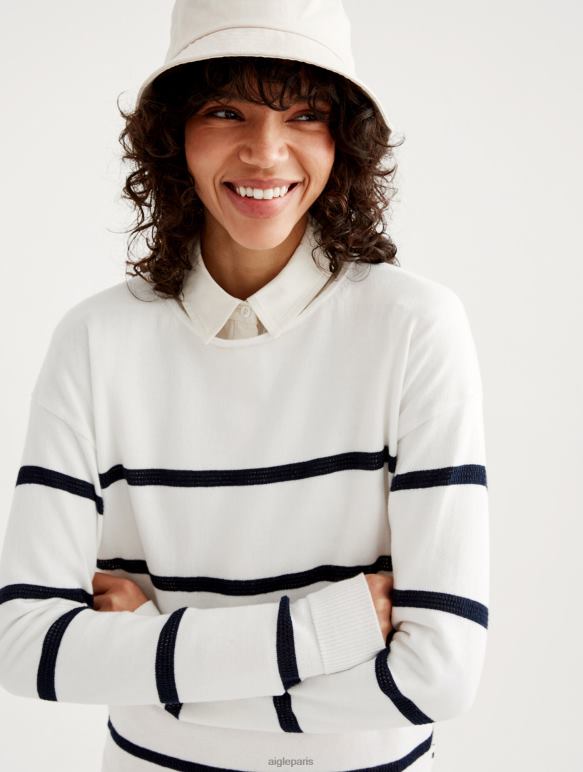 femmes lait st Aigle pull marin fabriqué en france vêtements 2F486537 femmes lait st Aigle pull marin fabriqué en france vêtements 2F486537