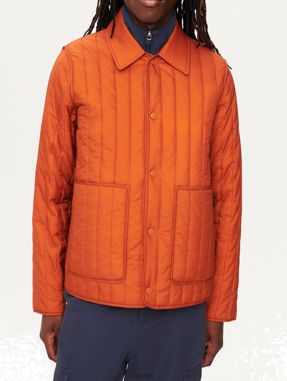 femmes brun doré Aigle veste matelassée vêtements 2F486175 femmes brun doré Aigle veste matelassée vêtements 2F486175