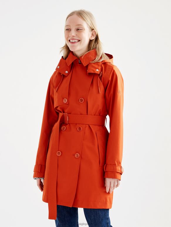 femmes goji Aigle trench-coat court en gore-tex à capuche amovible vêtements 2F486501 femmes goji Aigle trench-coat court en gore-tex à capuche amovible vêtements 2F486501