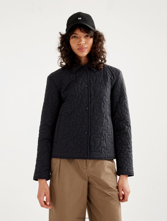 femmes noir Aigle veste matelassée légère vêtements 2F486482 femmes noir Aigle veste matelassée légère vêtements 2F486482