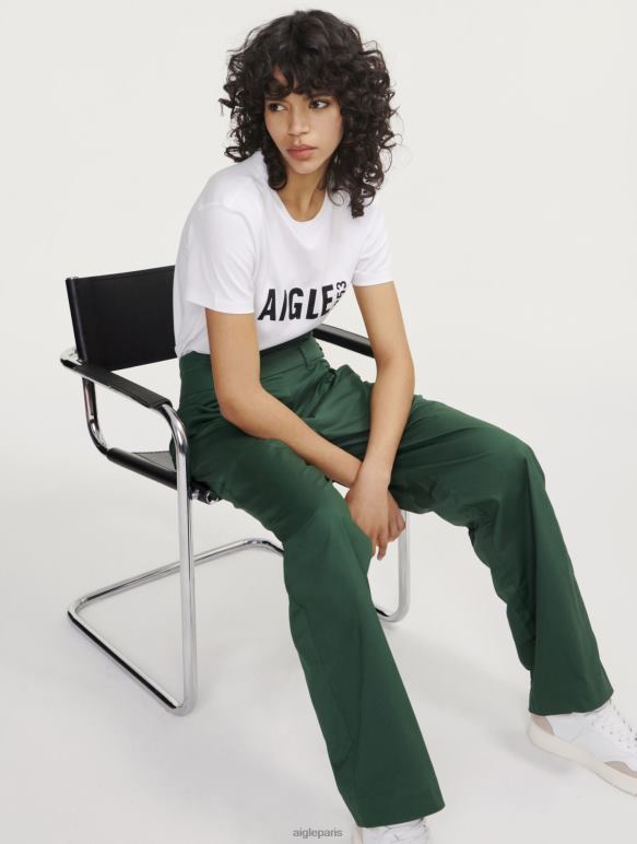 femmes botanique Aigle pantalon large en sergé de coton vêtements 2F486453 femmes botanique Aigle pantalon large en sergé de coton vêtements 2F486453