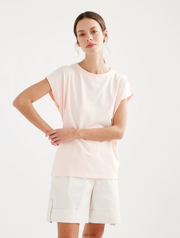 femmes cérisier Aigle t-shirt à épaules tombantes vêtements 2F486708 femmes cérisier Aigle t-shirt à épaules tombantes vêtements 2F486708