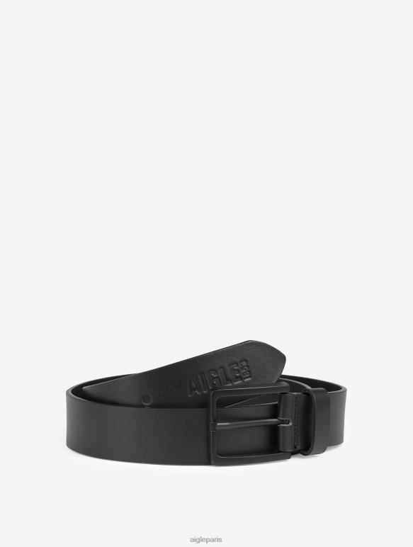 Hommes noir Aigle ceinture en cuir accessoires 2F486374