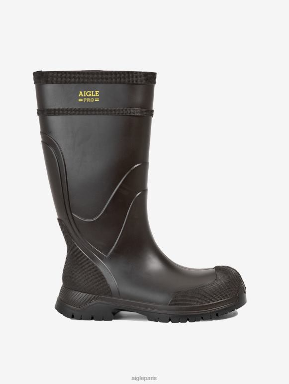 Hommes brun Aigle chaussure de sécurité bottes 2F486320