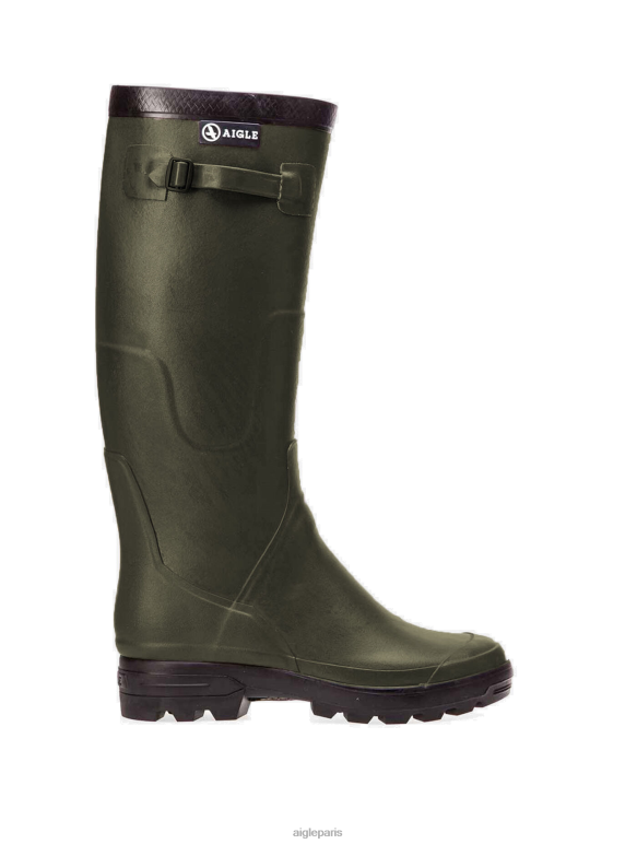 Hommes kaki Aigle bottes de chasse en caoutchouc bottes 2F486245