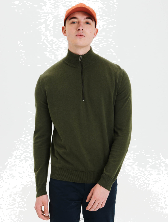 Hommes avocat Aigle pull col ouvert zippé en coton biologique vêtements 2F48675 Hommes avocat Aigle pull col ouvert zippé en coton biologique vêtements 2F48675