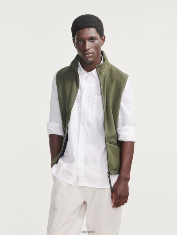 Hommes avocat Aigle polaire sans manches en microfibre vêtements 2F4869 Hommes avocat Aigle polaire sans manches en microfibre vêtements 2F4869