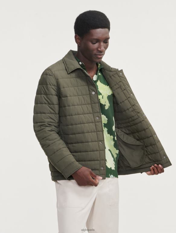 Hommes avocat Aigle veste déperlante matelassée dupont sorona mi-longue vêtements 2F486176 Hommes avocat Aigle veste déperlante matelassée dupont sorona mi-longue vêtements 2F486176