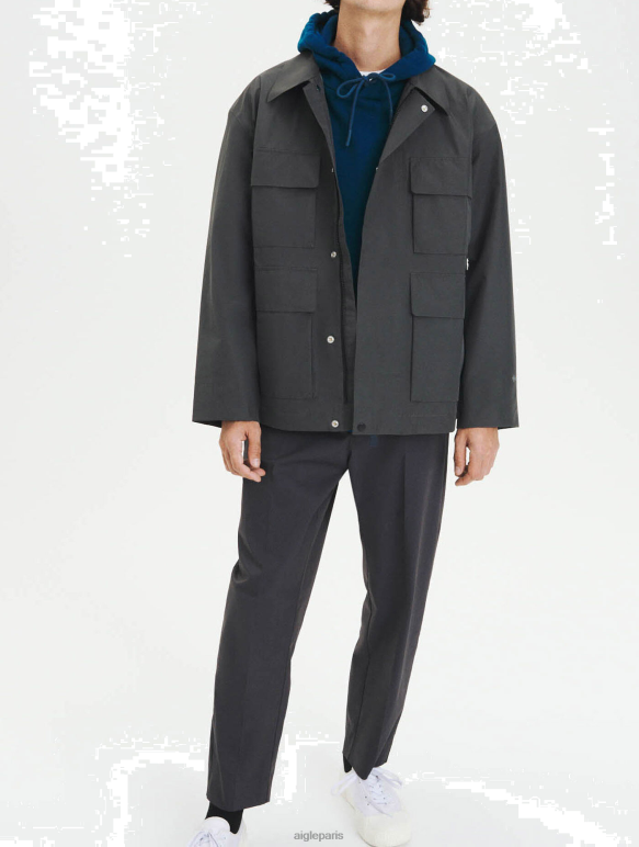 Hommes charbon Aigle veste gore-tex 4 poches vêtements 2F486174 Hommes charbon Aigle veste gore-tex 4 poches vêtements 2F486174