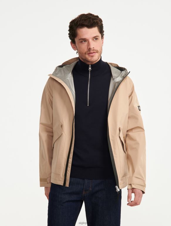 Hommes osier je Aigle parka longue en goretex vêtements 2F486219 Hommes osier je Aigle parka longue en goretex vêtements 2F486219