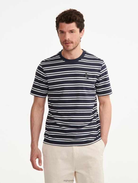 Hommes empire st Aigle t-shirt rayé à col rond vêtements 2F486132 Hommes empire st Aigle t-shirt rayé à col rond vêtements 2F486132