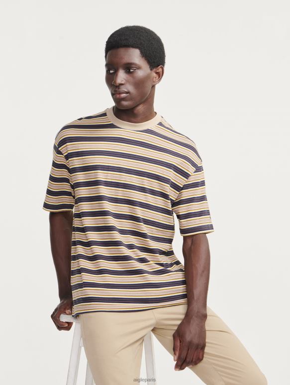 Hommes empire st Aigle t-shirt rayé à col rond vêtements 2F4864 Hommes empire st Aigle t-shirt rayé à col rond vêtements 2F4864