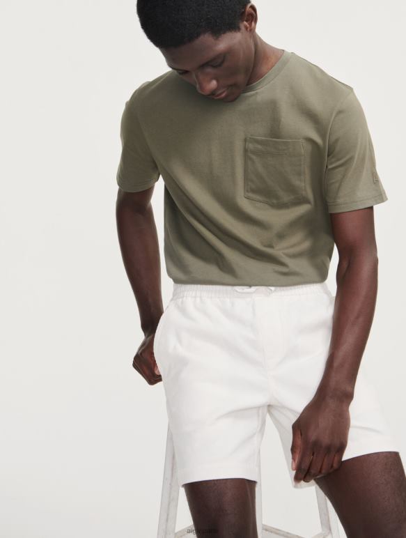 Hommes lait Aigle short en velours côtelé vêtements 2F48611 Hommes lait Aigle short en velours côtelé vêtements 2F48611