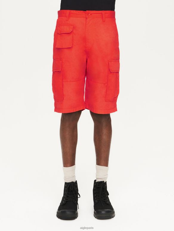 Hommes poivron Aigle short cargo en coton biologique vêtements 2F486110 Hommes poivron Aigle short cargo en coton biologique vêtements 2F486110